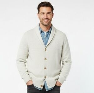 Goodfellow &‎ company cardigan men's chunky shawl collared size XL